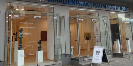Galerie Amalienpark Schaufenster 