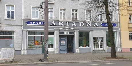 Ansicht Straße / Ariadna Apart Haus