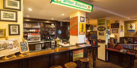 Gastraum im Restaurant Ausspanne