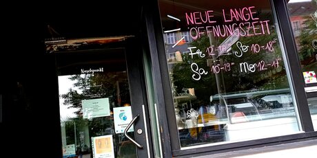 Vetrina del Cafè Naschpunkt