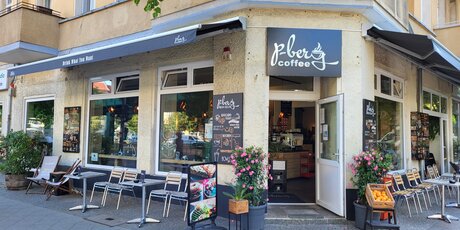 Ansicht Straße / P-Berg Coffee