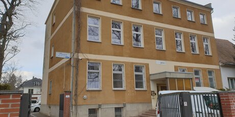 Ansicht Straße / Pension Manthey