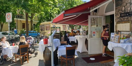 Ansicht Straße / Ristorante Firenze