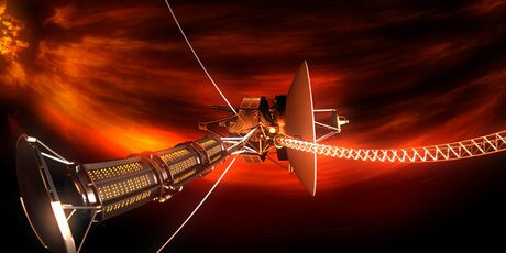 Raumsonde Voyager im All