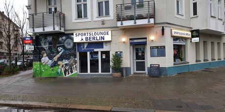 Ansicht Straße / Sportslounge Berlin