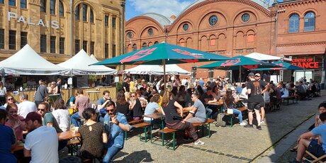 Streetfood Markt in der Kulturbrauerei