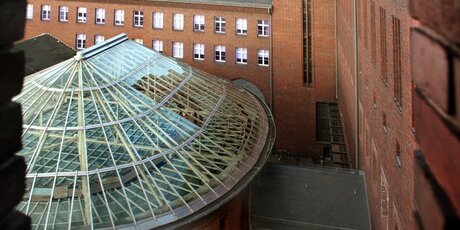 Umspannwerk Humboldt in der Sonnenburger Straße in Berlin Prenzlauer berg von oben