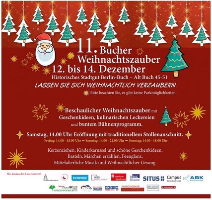 Bucher Weihnachtszauber 2025 - FLYER