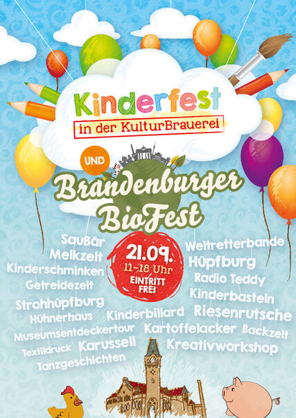Kinderfest in der Kulturbrauerei - PLAKAT