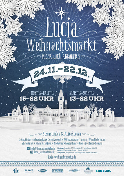  Lucia Weihnachtsmarkt - PLAKAT 2025