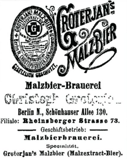 Mila-Lichtspiele in der Brauerei Groterjan