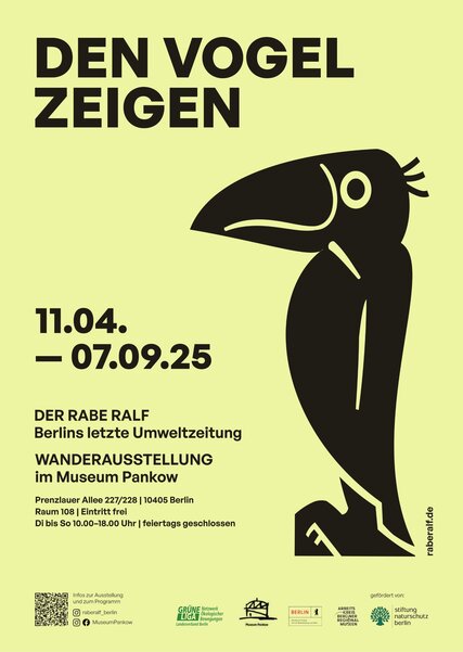 Ausstellung DER RABE RALF - Plakat