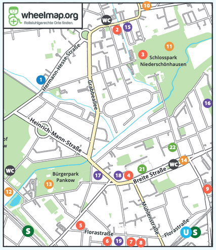 Barrierearm unterwegs in Pankow und Niederschönhausen | pankow