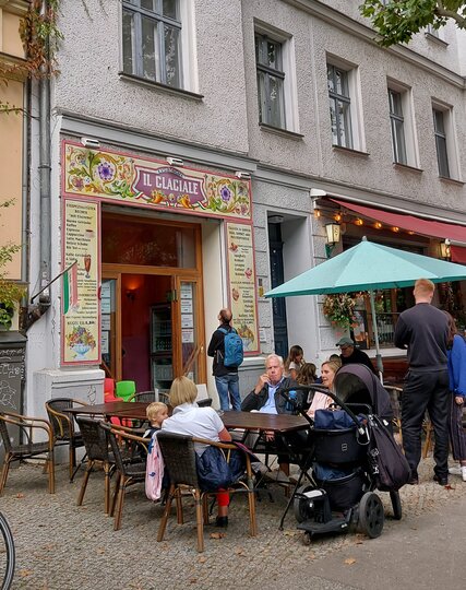 La gelateria Il Glaciale si trova a Kollwitzstraße 59, 10435 Berlino, Prenzlauer Berg.