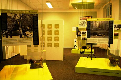 In der Dauerausstellung „Gegenentwürfe, der Prenzlauer Berg vor, während und nach dem Mauerfall“