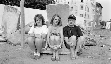 "Reportage aus dem Niemandsland", Menschen an der Berliner Mauer