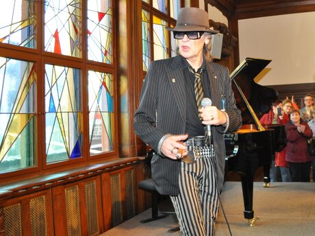 Udo Lindenberg beim Konzert im Rathaus Pankow