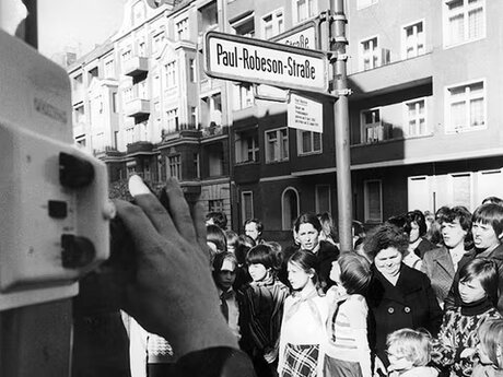 Umbenennung der Stolpische Straße in Paul-Robeson-Straße, 1978