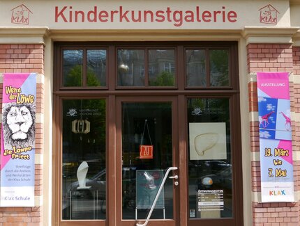 Kinderkunstgalerie Klax Eingang