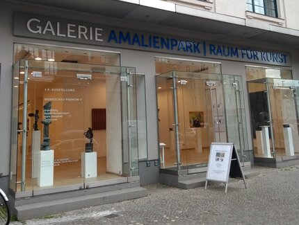 Galerie Amalienpark Schaufenster 