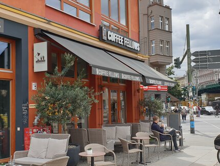 Ansicht Straße / Coffee Fellows