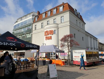 Ansicht Straße / Frischemarkt am Antonplatz