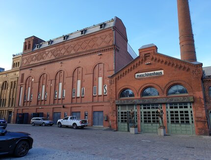 Ansicht Hof / Kesselhaus-Maschinenhaus