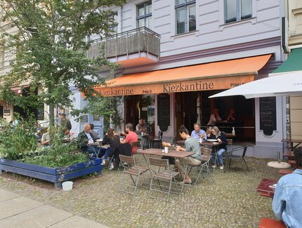 Ansicht Straße / Kiezkantine