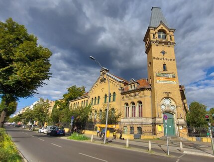 KulturBrauerei in Berlin Prenzlauer Berg mit Blick auf den Frannzclub