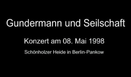 Aus "Letztes Konzert von Gundermann & Seilschaft" Vorspann mit Titel