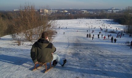 Volkspark Prenzlauer Berg Volkspark Prenzlauer Berg mit Schnee